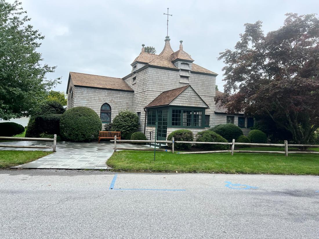 Cedar shingle historic building