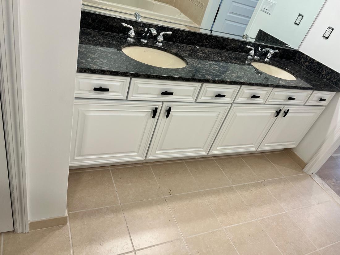 White double vanity